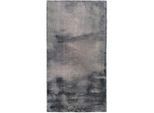 Luca Bessoni , Dunkelgrau , Textil , rechteckig , 80x150 cm , Oeko-Tex® Standard 100 , für Fußbodenheizung geeignet , Teppiche & Böden, Teppiche, Fellteppiche