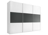 Mid.you , Anthrazit, Weiß , 10 Fächer , 2 Schublade(n) Schubladen , 336x222x68 cm , Lga, Goldenes M, BQ - Bündnis für Qualität, Made in Germany , in verschiedenen Größen erhältlich, in verschiedenen Holzdekoren erhältlich ,