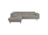 Ondega , Taupe , Textil , Ottomane links, L-Form , 270x230 cm , Made in EU , Stoffauswahl, Hocker erhältlich, in den Filialen seitenverkehrt erhältlich , Wohnzimmer, Sofas & Couches, Schlafsofas, Ecksofas mit Schlaffunktion