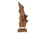 Möbelix , Braun , Holz , Teakholz , 23x64x27 cm , Dekoration, Dekofiguren & Skulpturen