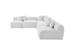 Livetastic , Weiß , Textil , L-Form , 315x300 cm , Made in EU , erweiterbar, individuell planbar ,