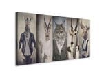 artgeist , Mehrfarbig , Textil, Holzwerkstoff , rechteckig , 200x80x1.2 cm , Keilrahmen , Dekoration, Bilder & Rahmen, Bilder, Tier Bilder
