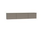 Vertico , Taupe , Holzwerkstoff , 200x36x37 cm , hängend ,