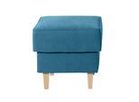 Max Winzer , Petrol , Textil , Buche , quadratisch , 53x45x53 cm , Goldenes M, Made in Europe ,