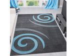 Möbelix , Blau , Textil , Kreise , rechteckig , 120x170 cm , Oeko-Tex® Standard 100 , für Fußbodenheizung geeignet, in verschiedenen Größen erhältlich , Teppiche & Böden, Teppiche, Webteppiche