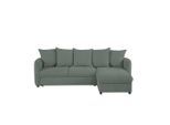 Mid.you , Grau , Textil , L-Form , 254x160 cm , Made in EU ,