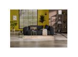 Mid.you , Schwarz , Textil , 247x75x104 cm , Made in EU , Wohnzimmer, Sofas & Couches, Sofas, 3er Sofas