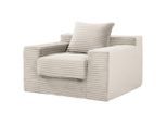 P & B , Beige , Textil , Füllung: Schaumstoff , 106x60x100 cm , Bsci , Esszimmer, Esszimmerstühle, Stühle