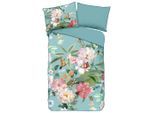 Möbelix , Mehrfarbig , Textil , Blume , 140x200 cm , Oeko-Tex® Standard 100 , atmungsaktiv, bio , Heimtextilien, Schlaftextilien, Bettwäsche, Baumwoll Bettwäsche