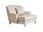 Max Winzer , Beige , Textil , Buche , massiv , Uni , Füllung: Polyetherschaumkern , 136x107x142 cm , Goldenes M, Made in Europe ,