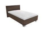 Möbelix , Braun , Textil , Birke, Buche , H3 , 3-Zonen , 140x200 cm , Bezug abnehmbar/waschbar, wendbar, für verstellbare Lattenroste geeignet,Bettkasten, Lattenrost, Matratze,Federholzleisten verleimt, bewegliche Leistenlagerung, Mittelgurt, verstellbar ,