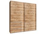 Mid.you , Eichefarben , Holzwerkstoff , 3 Fächer , 3 Schublade(n) Schubladen , 250x216x65 cm , BQ - Bündnis für Qualität, Made in Germany, DIN EN ISO 9001 , umfangreiches Zubehör erhältlich, in verschiedenen Größen erhältlich, in verschiedenen Holzdekoren erhältlich ,