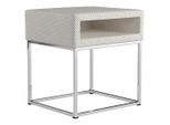 Luca Bessoni , Creme , Metall, Textil, Holzwerkstoff , teilmassiv , 47x55x43 cm , FSC ,