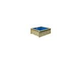 Möbelix , Naturfarben , Holz , Kiefer , 220x78x223 cm , Pools & Wasserspaß, Pools, Aufstellpools