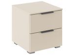 Möbelix , Champagner , Holzwerkstoff , 2 Schublade(n) Schubladen , 40x42x42 cm , Blauer Engel, Goldenes M, Made in Germany ,