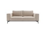 Mid.you , Beige , Holz, Textil , 250x87x95 cm , Made in EU , Wohnzimmer, Sofas & Couches, Sofas, 2er Sofas