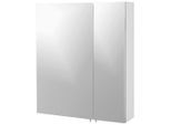 Mid.you , Holzwerkstoff , 2 Fächer , 60x70.7x16 cm , Made in Germany , Badezimmer, Badezimmermöbel, Badezimmerschränke, Spiegelschränke
