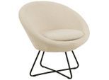 Livetastic , Creme , Textil , 82x81x71 cm ,