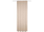 Möbelix , Beige , Textil , Uni , 135x245 cm , für Stange und Schiene geeignet, Wärmeschutz, mit Kombiband ,