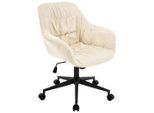 Möbelix , Creme , Metall, Textil , 69x95x64 cm , Sitzfläche 360° drehbar , Büromöbel, Bürostühle, Chefsessel