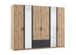 Möbelix , Grau, Eichefarben, Eiche Artisan , Holzwerkstoff , 3 Fächer , 2 Schublade(n) Schubladen , 271x210x54 cm , Blauer Engel, Goldenes M, Made in Germany , umfangreiches Zubehör erhältlich, in verschiedenen Größen erhältlich ,
