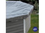 Gre , Grau , Kunststoff , 436x854 cm , Made in Europe , Pools & Wasserspaß, Poolzubehör, Poolabdeckungen, Pool-Abdeckplanen