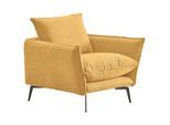 Livetastic , Senfgelb , Textil , 96x84x100 cm , Made in EU ,