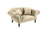 Mid.you , Beige , Textil , Buche , vollmassiv , Füllung: Silikon, Schaumstoffflocken , 180x94x103 cm , Made in EU ,