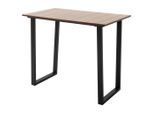 Mid.you , Walnussfarben , Metall, Holzwerkstoff , 120x95x70 cm ,