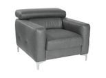 Livetastic , Grau , Textil , 99x78-92x106 cm , Made in EU , Esszimmer, Esszimmerstühle, Stühle