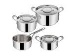 Tefal , Edelstahlfarben , Metall , 16 cm , 32.1x21.5x52.3 cm , Kochen & Essen, Töpfe, Kochtopfsets