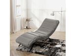 Livetastic , Dunkelgrau , Textil , 65x65-95x171 cm , Made in EU , Relaxfunktion, Rücken echt , Wohnzimmer, Sofas & Couches, Relaxliegen & Récamièren, Relaxliegen