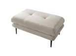 Mid.you , Creme , Textil , rechteckig , 80x48x80 cm , Made in EU , Wohnzimmer, Hocker, Hocker