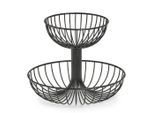 Zeller Present , Metall , rund , 32x32x26 cm , Kochen & Essen, Tischkultur, Serviertabletts, Etagere