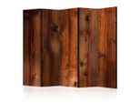 artgeist , Cognac , Holz, Kunststoff, Textil , Kiefer , massiv , Holzoptik , 225x172x3 cm , Motiv auf Vorder- und Rückseite, Akustikschaumstoff , Kleinmöbel, Paravents