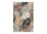 Esprit , Grau, Rot, Beige , Textil , Floral , rechteckig , 200x290 cm , Textiles Vertrauen - Oeko-Tex®, Oeko-Tex® Standard 100 , für Fußbodenheizung geeignet, in verschiedenen Größen erhältlich, für Hausstauballergiker geeignet, lichtunempfindlich, pflegeleicht, strapazierfähig, leicht zusammenrollbar , Teppiche & Böden, Teppiche, Webteppiche