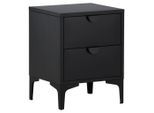 Livetastic , Schwarz , Metall , rechteckig , 45x59x40 cm , Schlafzimmer, Nachtkästchen