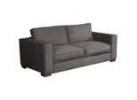 Mid.you , Grau , Textil , Buche , 203x85x99 cm , Made in EU , Lederauswahl, Stoffauswahl, Bettfunktion erhältlich, Rücken echt ,