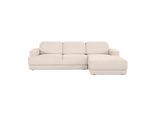 Mid.you , Beige , Textil , Ottomane rechts, Eckteil, L-Form , 293x204 cm , Made in EU ,