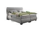 Mid.you , Schlammfarben , Textil , H2 , 7-Zonen , 180x200 cm , Topper geteilt , Schlafzimmer, Betten, Boxspringbetten