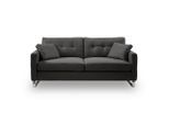 Mid.you , Grau , Textil , Füllung: Kaltschaum,Kaltschaum , 203x92x94 cm , Made in EU, FSC MIX , Wohnzimmer, Sofas & Couches, Sofas, 2er Sofas