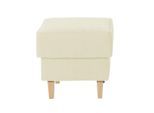 Max Winzer , Creme , Textil , Buche , quadratisch , 53x45x53 cm , Goldenes M, Made in Europe ,