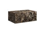 Livetastic , Braun , Holzwerkstoff , Marmoroptik , rechteckig , 60x35x90 cm , Wohnzimmer, Wohnzimmertische, Couchtische