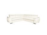 Livetastic , Weiß , Leder , Echtleder , Rindleder , 265x265 cm , Made in EU , Lederauswahl, Bettfunktion erhältlich, Rücken echt , Wohnzimmer, Sofas & Couches, Schlafsofas, Ecksofas mit Schlaffunktion