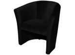 Mid.you , Schwarz , Textil , 75x76x65 cm , Made in EU ,