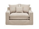 Livetastic , Beige , Textil , Füllung: Polyester, Federn , 129x92x105 cm , Esszimmer, Esszimmerstühle, Stühle