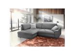 Livetastic , Grau , Textil , Füllung: Schaumstoffflocken,Schaumstoffflocken , seitenverkehrt montierbar, L-Form , 268x178 cm , Made in EU , Liegefunktion, Rücken echt , Wohnzimmer, Sofas & Couches, Wohnlandschaften, Ecksofas