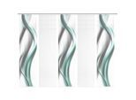 Möbelix , Grau, Weiß, Mintgrün , Textil , Graphik , 60x260 cm , Oeko-Tex® Standard 100 , mit Beschwerungsstab, mit Flauschband, Öffnung für Beschwerungsstab, mit Paneelwagen , Heimtextilien, Vorhänge, Fertigvorhänge, Flächenvorhänge