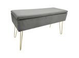 Echtwerk , Grau , Textil , 75x42x30 cm ,