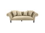 Mid.you , Beige , Textil , Buche , vollmassiv , Füllung: Silikon, Schaumstoffflocken,Silikon, Schaumstoffflocken , 242x91x104 cm , Made in EU ,